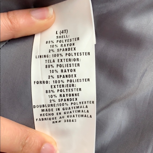 Little girl double breasted winter coat - Picture 5 of 5